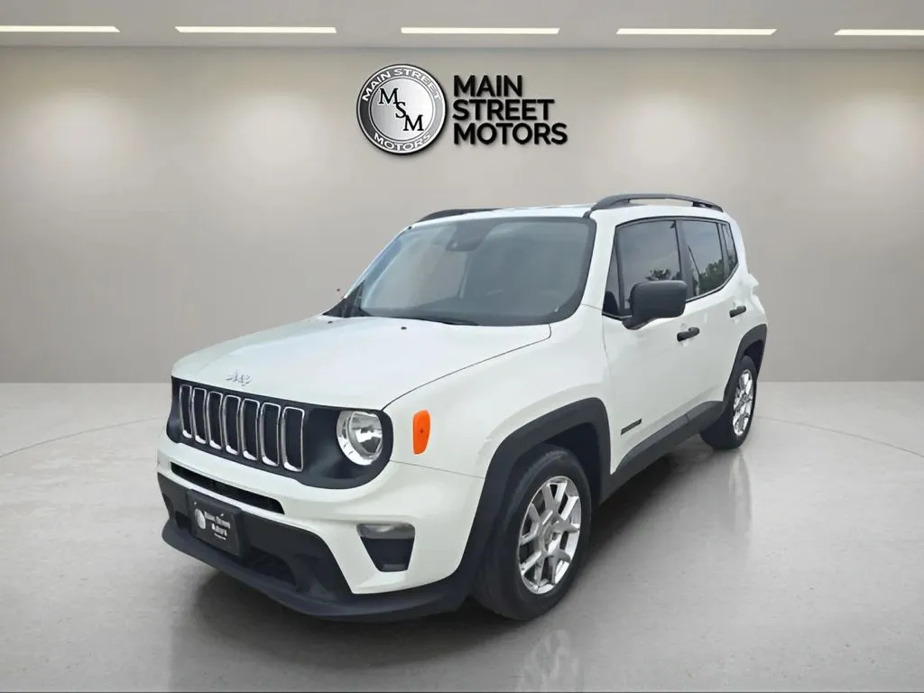 White 2021 Jeep Renegade Sport SUV 4D for sale in Portage, IN