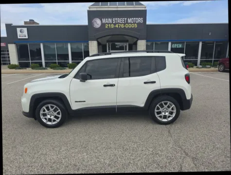 White 2021 Jeep Renegade Sport SUV 4D for sale in Portage, IN