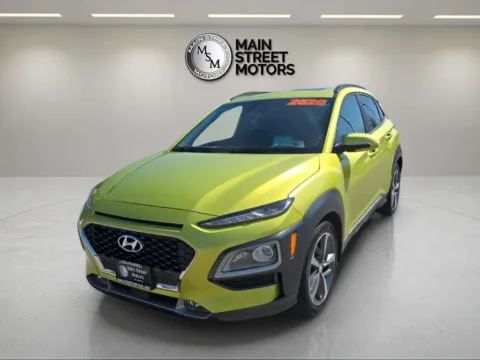 Green 2020 Hyundai Kona Ultimate Sport Utility 4D for sale in Portage, IN