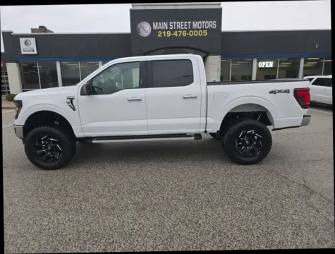 White 2024 Ford F-150 SuperCrew Cab XLT Pickup 4D 5 1/2 ft for sale in Portage, IN