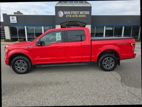 Red 2016 Ford F-150 SuperCrew Cab XLT Pickup 4D 5 1/2 ft for sale in Portage, IN