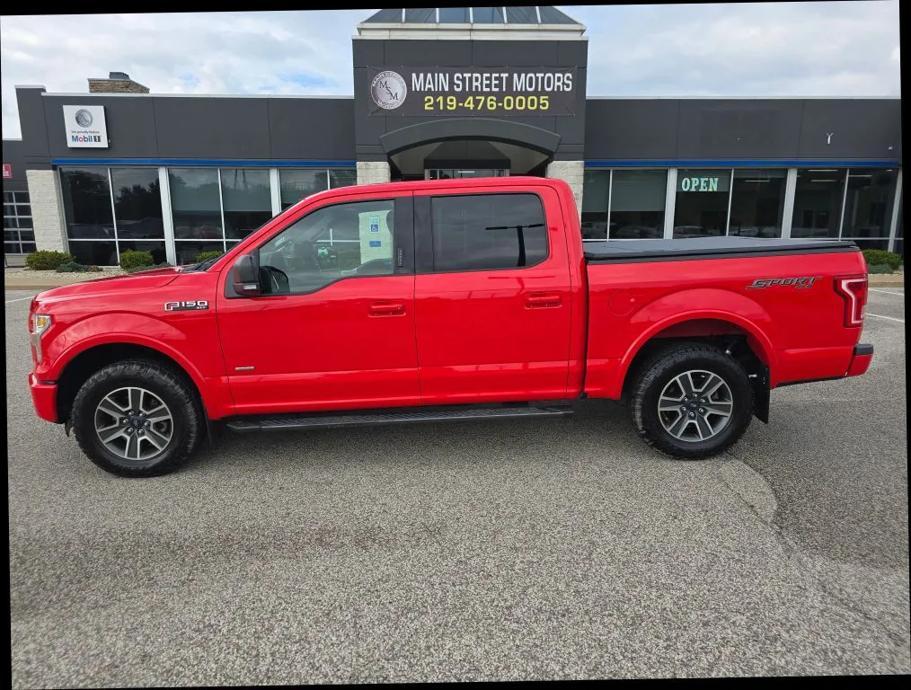 Red 2016 Ford F-150 SuperCrew Cab XLT Pickup 4D 5 1/2 ft for sale in Portage, IN