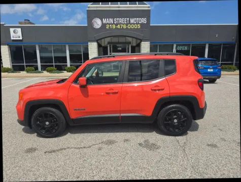 Orange 2021 Jeep Renegade Latitude Sport Utility 4D for sale in Portage, IN