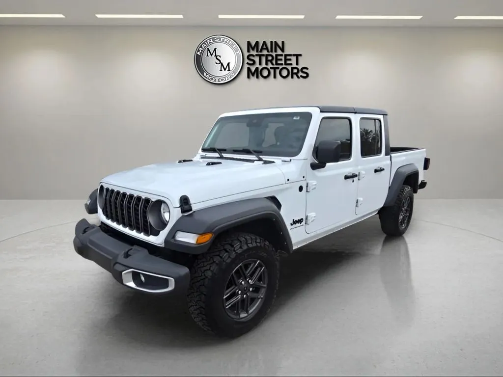 White 2025 Jeep Gladiator Sport S Pickup 4D 5 ft for sale in Portage, IN