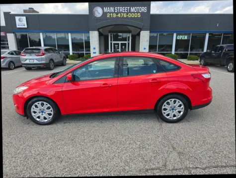 Red 2012 Ford Focus SE Sedan 4D for sale in Portage, IN