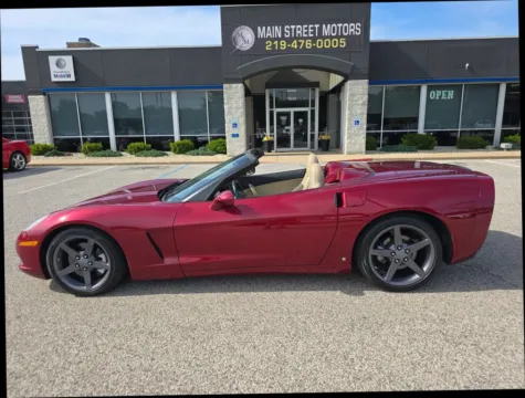 Red 2006 Chevrolet Corvette Convertible 2D for sale in Portage, IN