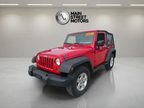 Red 2008 Jeep Wrangler X Sport Utility 2D for sale in Portage, IN