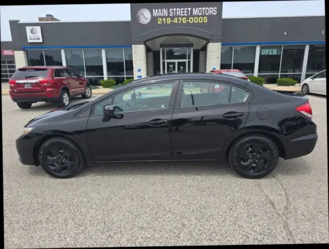 Black 2015 Honda Civic LX Sedan 4D for sale in Portage, IN