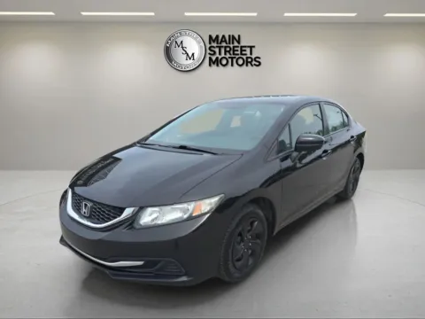 Black 2015 Honda Civic LX Sedan 4D for sale in Portage, IN