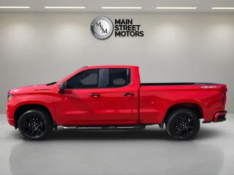 Photos of 2024 Chevrolet Silverado 1500 Double Cab Custom Pickup 4D 6 1/2 ft for sale in Portage, IN at Main Street Motors