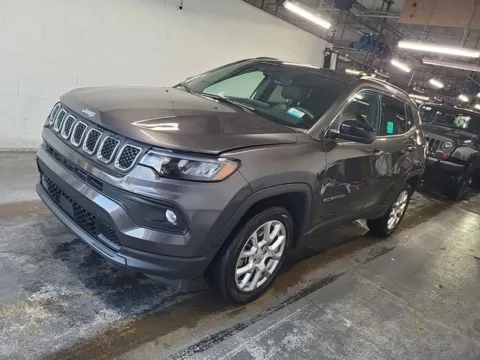 Gray 2023 Jeep Compass Latitude Lux Sport Utility 4D for sale in Portage, IN