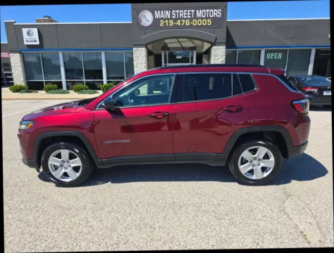 Red 2022 Jeep Compass Latitude Sport Utility 4D for sale in Portage, IN