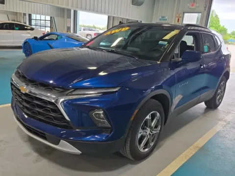 Blue 2023 Chevrolet Blazer 2LT Sport Utility 4D for sale in Portage, IN