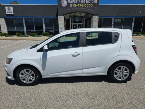 White 2017 Chevrolet Sonic LT Hatchback 4D for sale in Portage, IN