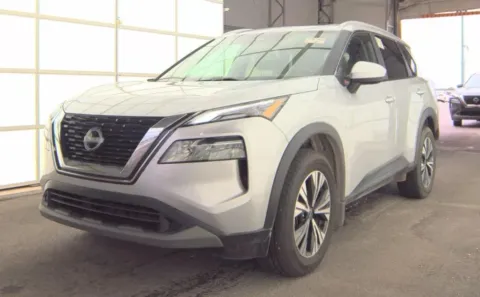 Silver 2023 Nissan Rogue SV (2023.5) Sport Utility 4D for sale in Portage, IN