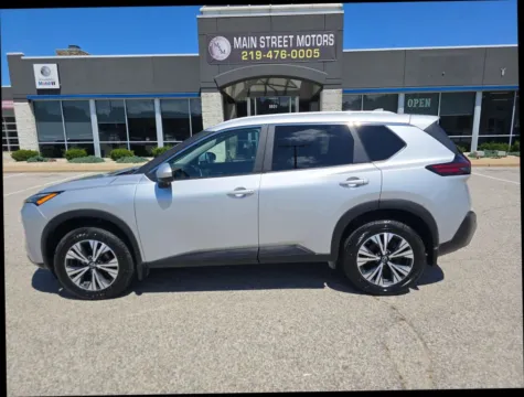 Silver 2023 Nissan Rogue SV (2023.5) Sport Utility 4D for sale in Portage, IN