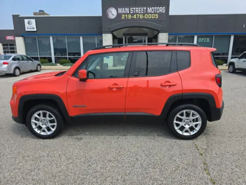 Orange 2019 Jeep Renegade Latitude Sport Utility 4D for sale in Portage, IN