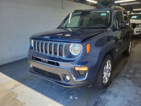 Blue 2023 Jeep Renegade Limited Sport Utility 4D for sale in Portage, IN