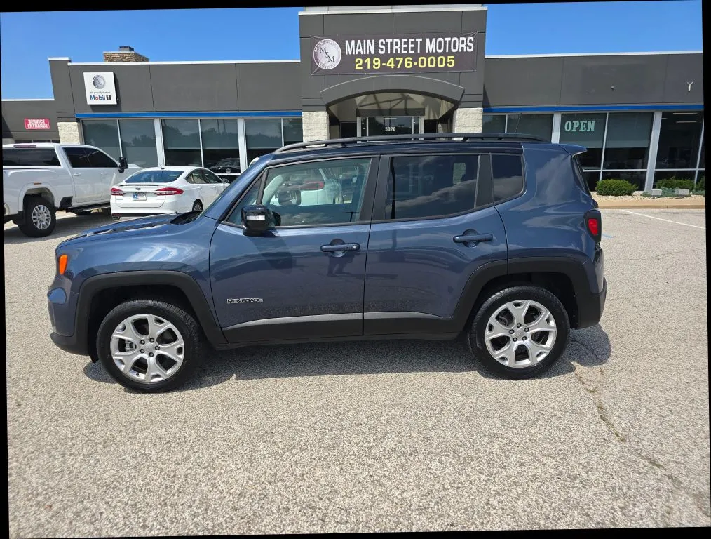 Blue 2023 Jeep Renegade Limited Sport Utility 4D for sale in Portage, IN