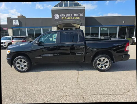 Black 2023 Ram 1500 Crew Cab Big Horn Pickup 4D 5 1/2 ft for sale in Portage, IN