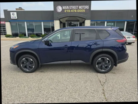 Blue 2025 Nissan Rogue SV Sport Utility 4D for sale in Portage, IN