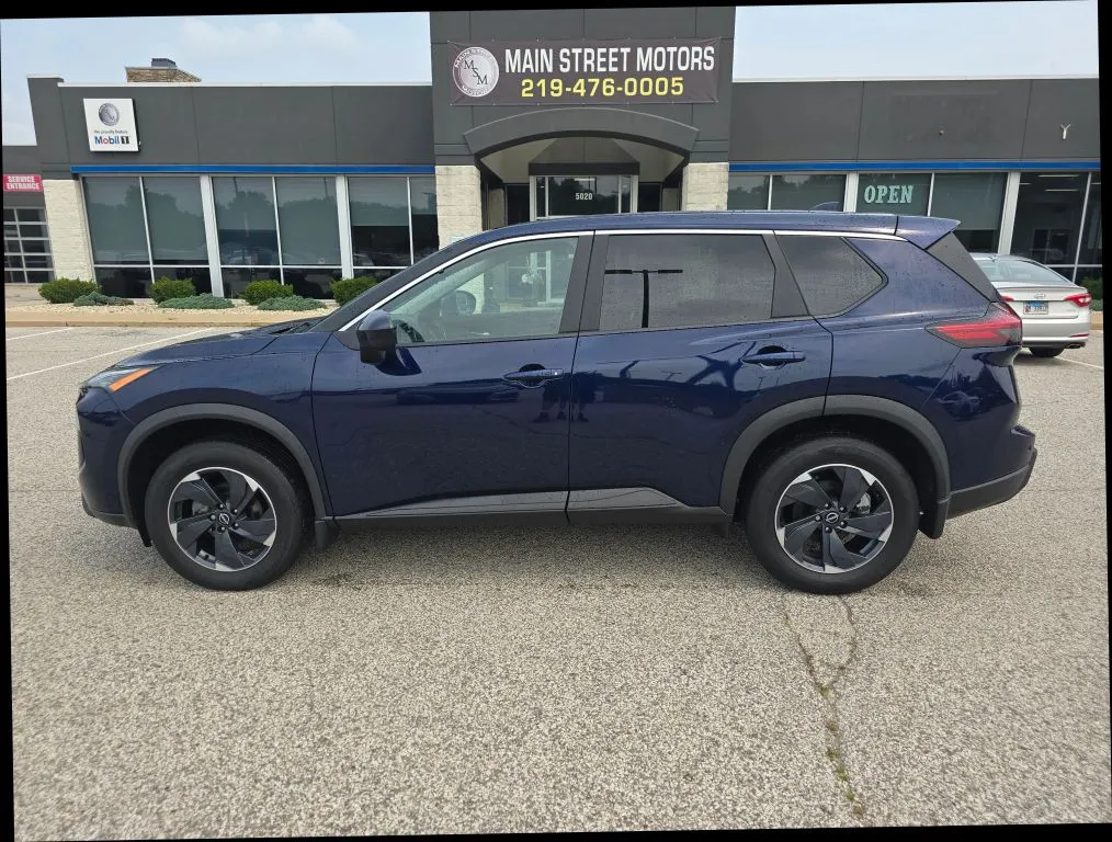Blue 2025 Nissan Rogue SV Sport Utility 4D for sale in Portage, IN