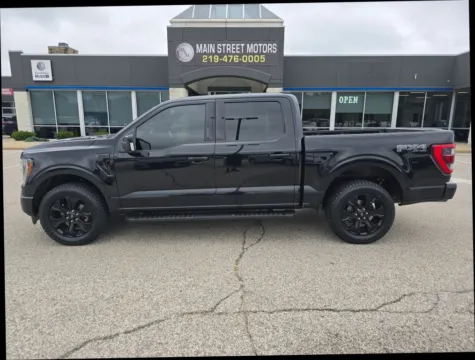 Black 2023 Ford F-150 SuperCrew Cab Lariat Pickup 4D 5 1/2 ft for sale in Portage, IN