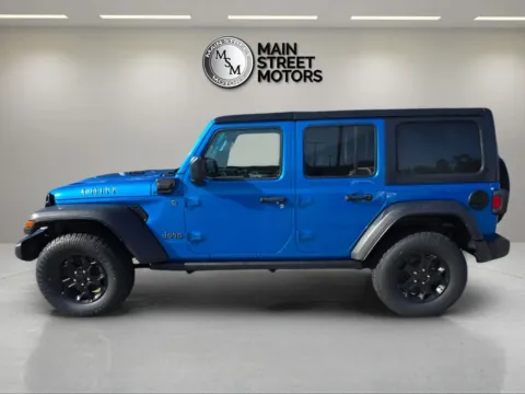 Photos of 2023 Jeep Wrangler 4xe Willys 4xe Sport Utility 4D for sale in Portage, IN at Main Street Motors