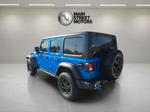 Another view of 2023 Jeep Wrangler 4xe Willys 4xe Sport Utility 4D for sale in Portage, IN at Main Street Motors