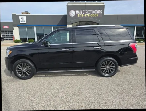 Black 2021 Ford Expedition Limited Sport Utility 4D for sale in Portage, IN