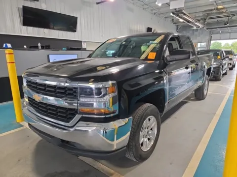 Black 2019 Chevrolet Silverado 1500 LD Double Cab LT Pickup 4D 6 1/2 ft for sale in Portage, IN