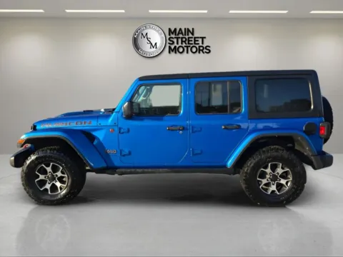 Another view of 2021 Jeep Wrangler Unlimited Rubicon Sport Utility 4D for sale in Portage, IN at Main Street Motors