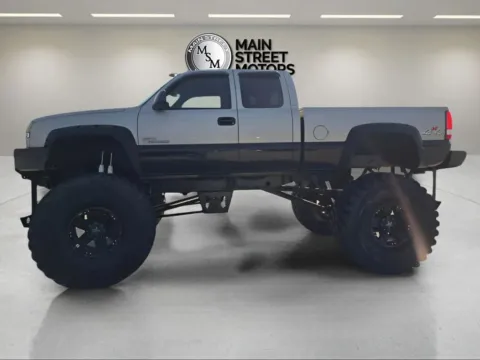 Black 2004 Chevrolet Silverado 2500 HD Extended Cab LT Pickup 4D 6 1/2 ft for sale in Portage, IN