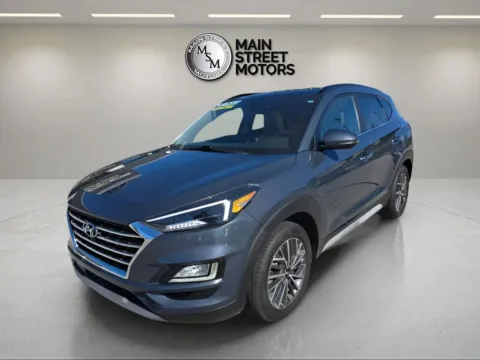 Blue 2020 Hyundai Tucson Ultimate Sport Utility 4D for sale in Portage, IN