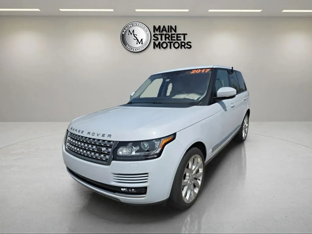 White 2017 Land Rover Range Rover Supercharged Sport Utility 4D for sale in Portage, IN