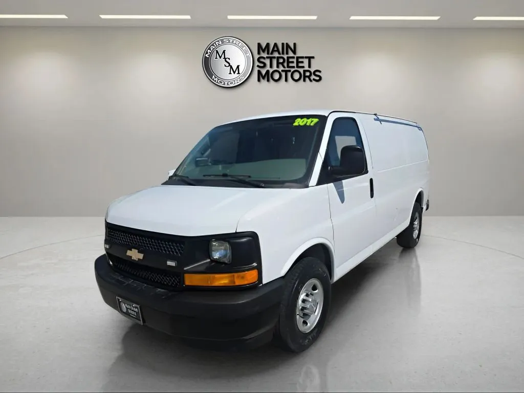 White 2017 Chevrolet Express 2500 Cargo Van 3D for sale in Portage, IN