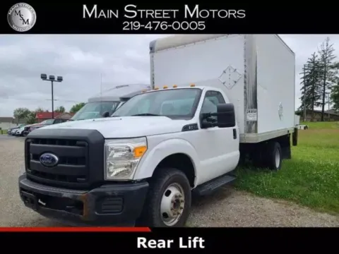 White 2015 Ford F350 Super Duty Regular Cab & Chassis XL Cab & Chassis 2D for sale in Portage, IN