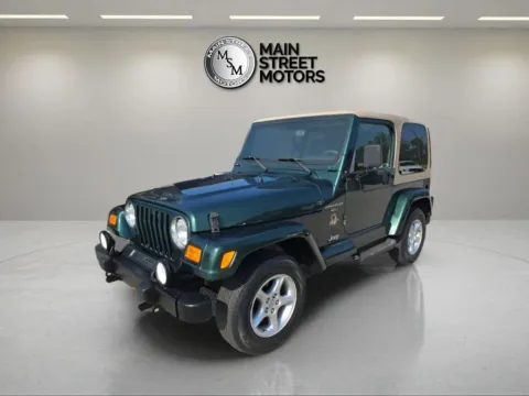 Green 2000 Jeep Wrangler Sahara Sport Utility 2D for sale in Portage, IN