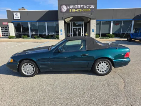Green 1997 Mercedes-Benz SL-Class SL 500 Roadster 2D for sale in Portage, IN