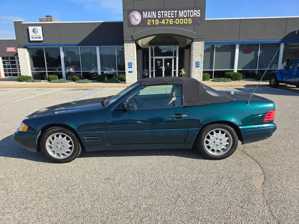 Green 1997 Mercedes-Benz SL-Class SL 500 Roadster 2D for sale in Portage, IN