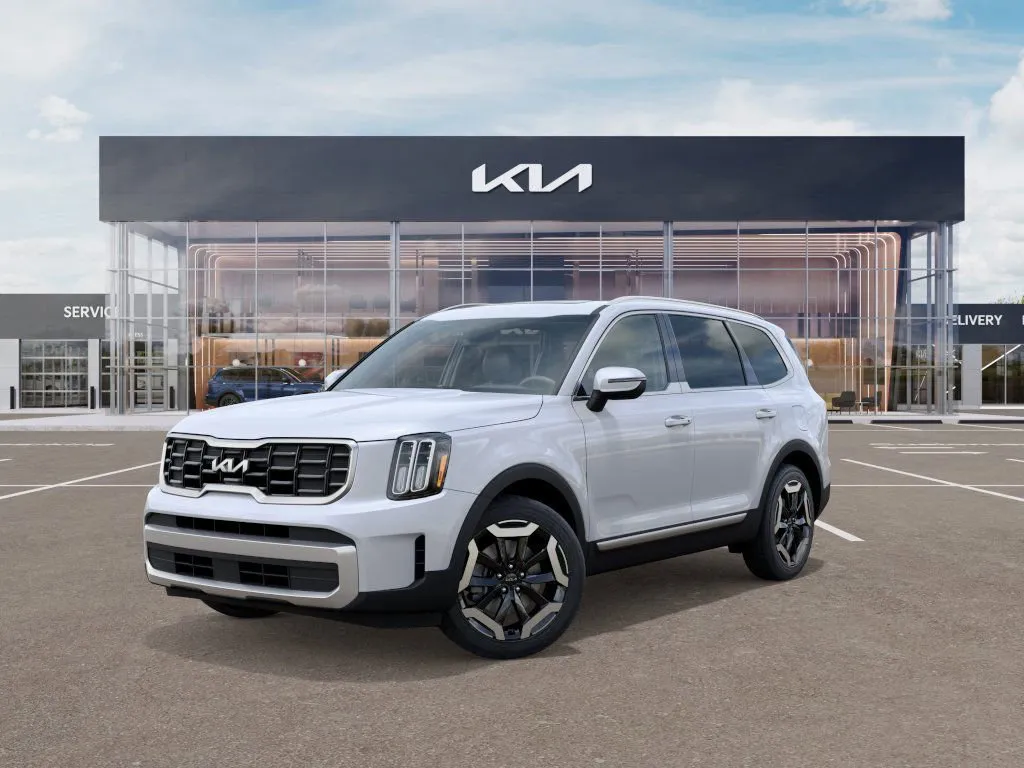 White 2025 Kia Telluride S AWD for sale in Hamburg, PA