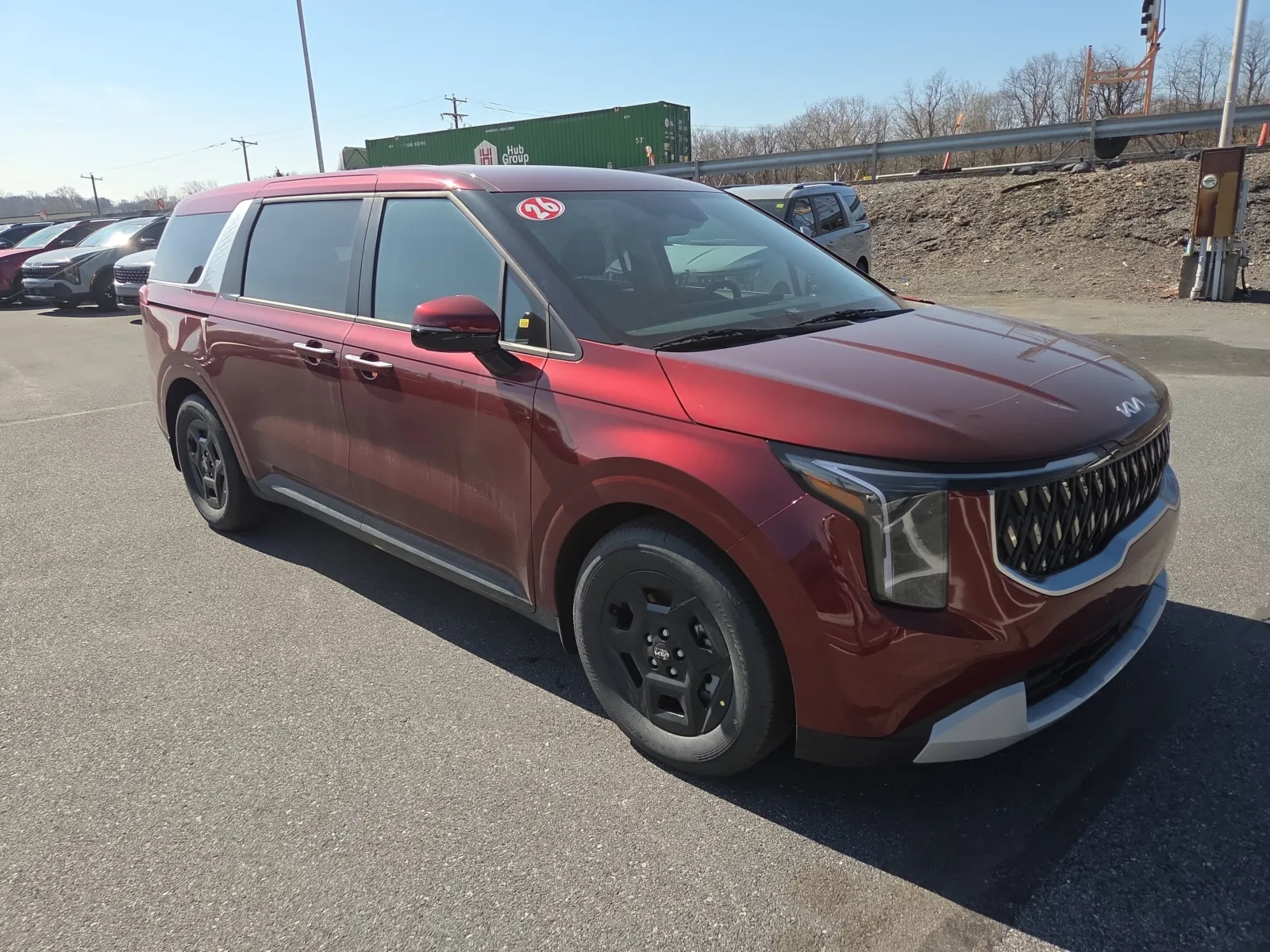 Red 2026 Kia Carnival LXS for sale in Hamburg, PA