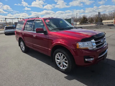 Red 2016 Ford Expedition Limited for sale in Hamburg, PA