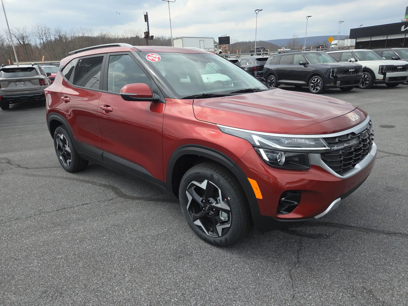 Orange 2026 Kia Seltos S AWD for sale in Hamburg, PA