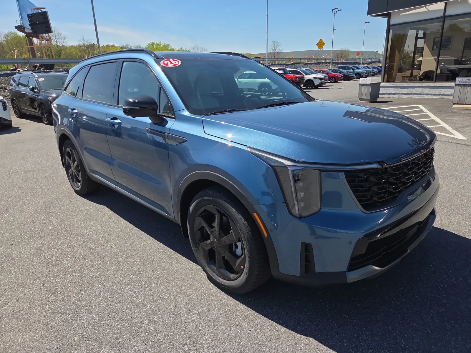 Blue 2026 Kia Sorento Hybrid X-Line SX Prestige AWD for sale in Hamburg, PA