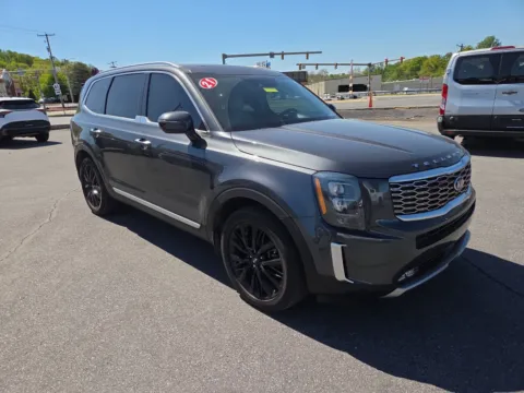 Gray 2021 Kia Telluride SX AWD for sale in Hamburg, PA