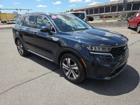 Blue 2023 Kia Sorento Hybrid EX AWD for sale in Hamburg, PA