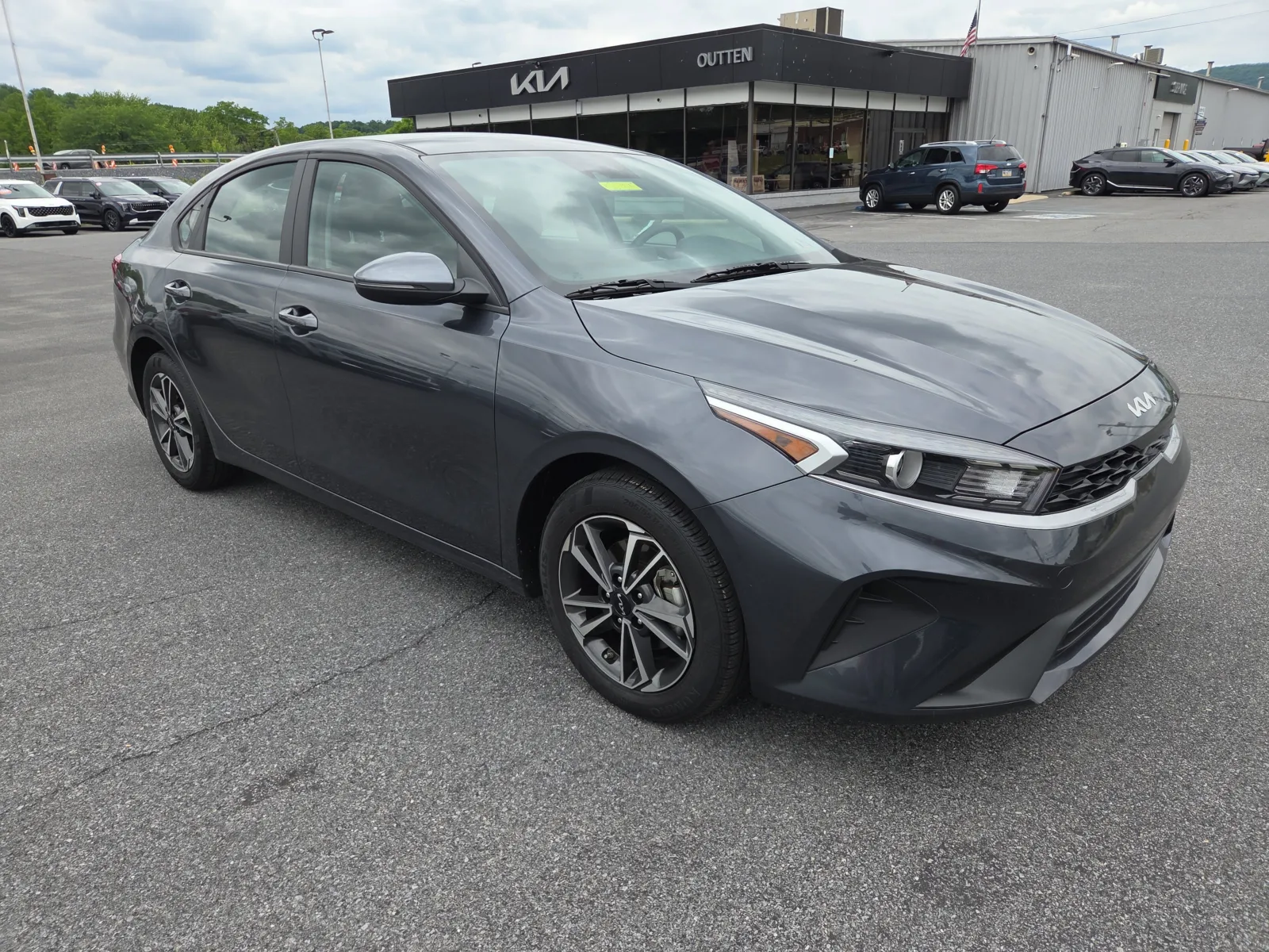 Gray 2023 Kia Forte LXS for sale in Hamburg, PA