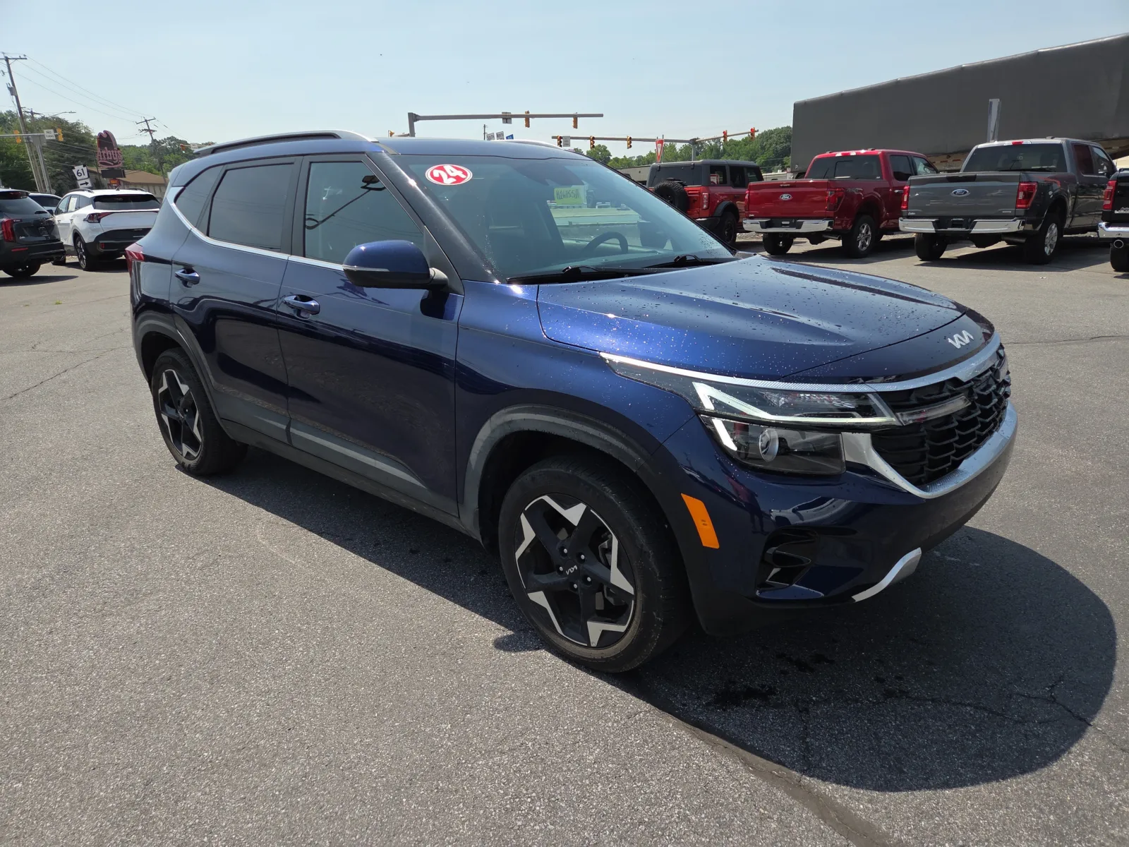 Blue 2024 Kia Seltos EX AWD for sale in Hamburg, PA