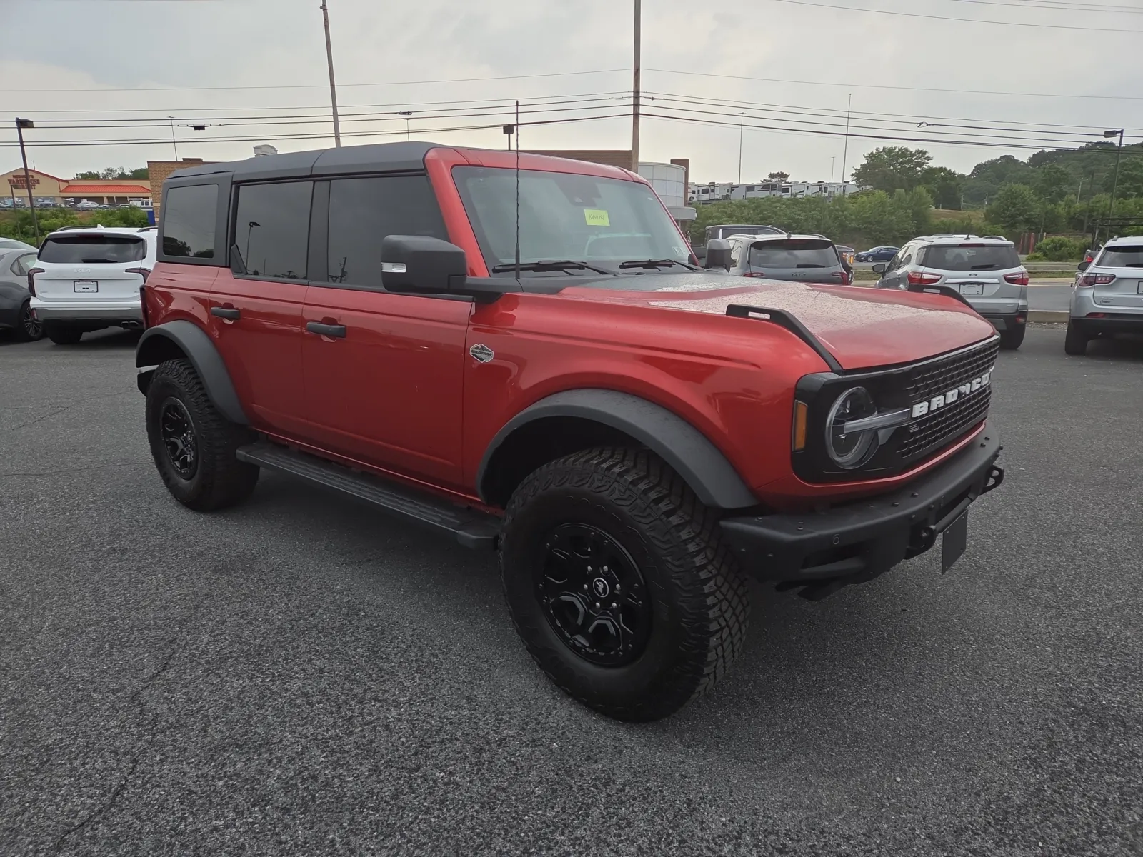Red 2024 Ford Bronco Wildtrak for sale in Hamburg, PA